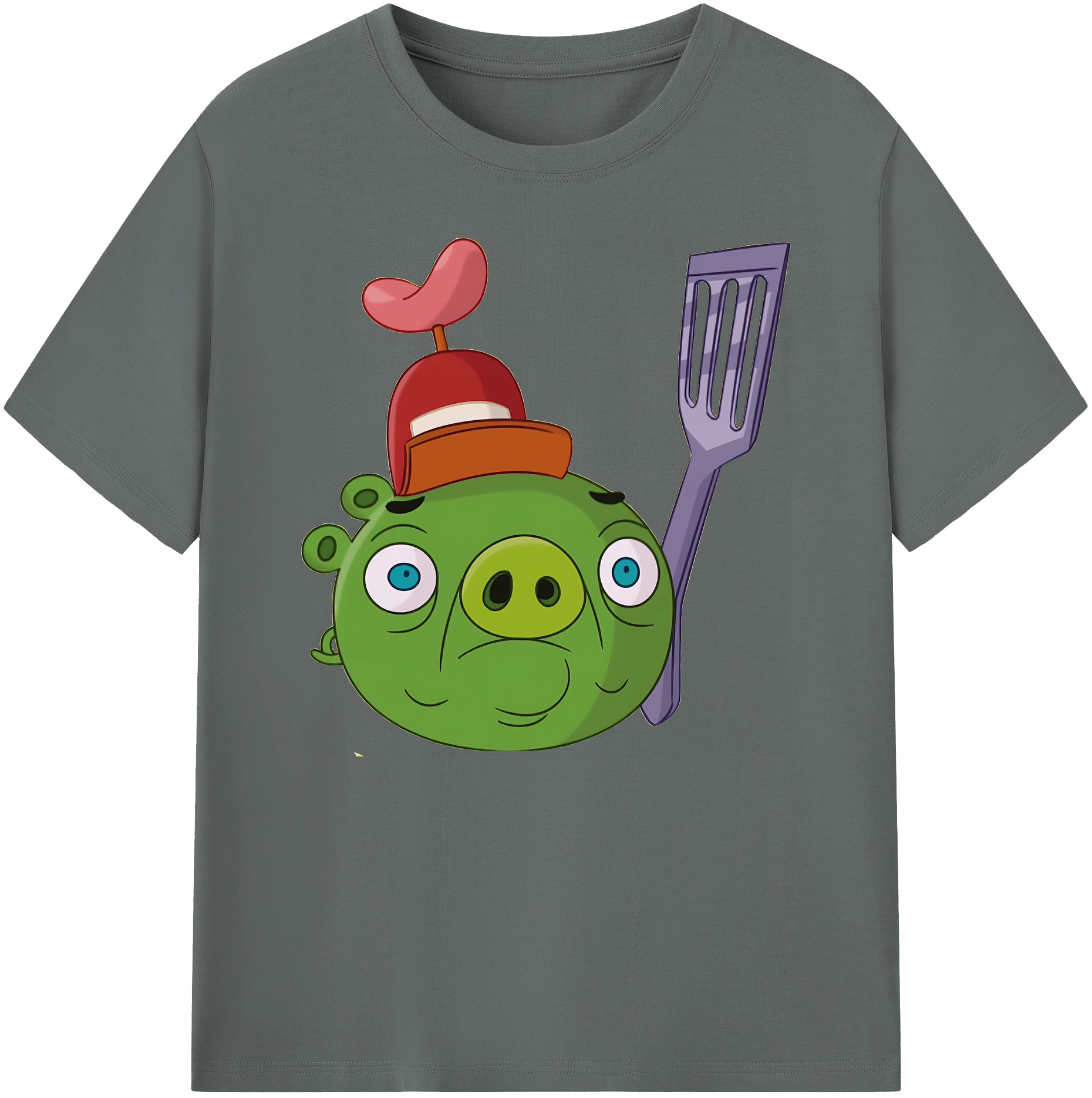 （画像用） Angry Birds アングリーバード 綿100％ メンズ半袖Tシャツ｜肌触りやわらか＆通気性